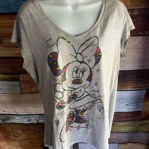 Gray Minnie Mouse Shirt